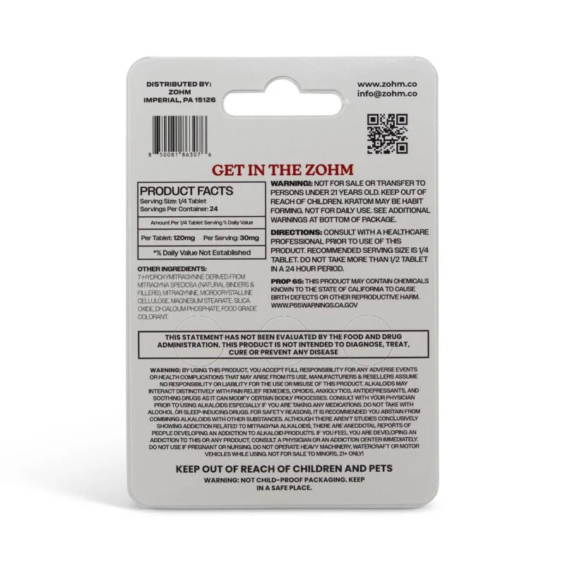 ZOHM 7-OH Tablets (720mg - 6 Count)